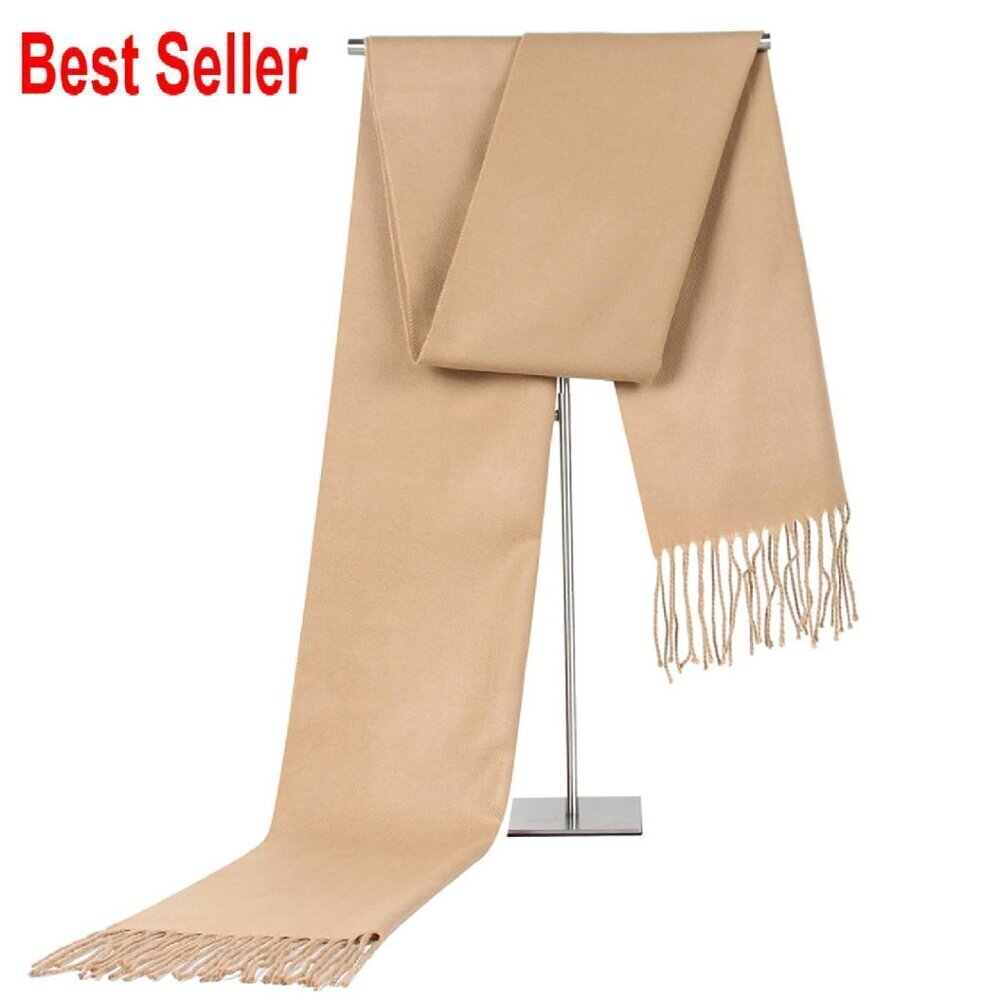 Cashmere Feel Winter Scarf Large Pashmina Shawl Wrap Elegant Classic